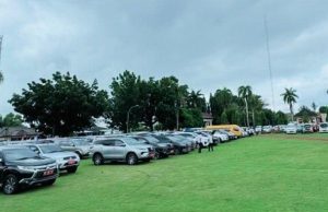 Tertibkan Aset, Pemkab OKI Gelar Apel Kendaraan Dinas