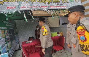 Kunjungan Kapolres Blitar Beserta PJU Polres Blitar di Pos PAM Selorejo dalam Rangka OPS Ketupat Semeru 2025