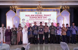 Bupati OKI Hadiri Acara Kenal Pamit Kapolres OKI