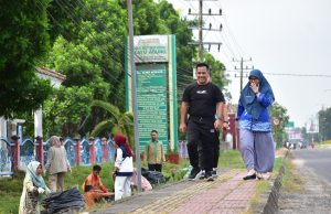 Sambut Idul Fitri, OPD di Lingkungan Pemkab OKI Lakukan Bersih-Bersih di Wilayah Kota Kayuagung