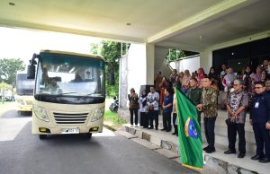 35 Pelajar OKI Dilepas Bupati untuk Final KMNR Nasional di Jakarta