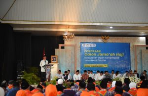 Sebanyak 495 Calon Jemaah Haji OKI Resmi Dilepas Bupati Muchendi, Diharapkan Pulang Sebagai Haji Mabrur