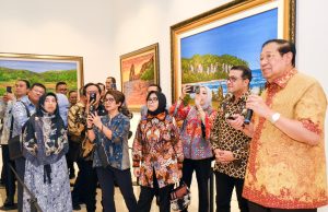Kemenparekraf Kunjungi Galeri Seni SBY di Cikeas, Apresiasi Kontribusi di Dunia Seni dan Ekonomi Kreatif