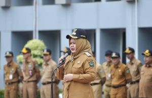 Pimpin Apel Gabungan, Wakil Bupati Muara Enim apresiasi berikan Penghargaan ASN purnabakti
