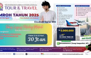 Kabar Gembira! Umroh Langsung Palembang–Madinah, Hanya Rp30 Juta Bersama Muhammad Nabina International Tour & Travel