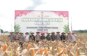 Polres Blitar Gelar Penyerahan Benih Jagung dan Alsintan, Wujud Sinergi dalam Panen Raya Jagung Serentak Kuartal II