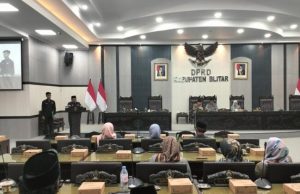 DPRD Kabupaten Blitar Gelar Rapat Paripurna Penyampaian Jawaban Bupati Atas PU Fraksi terhadap Ranperda Pertanggungjawaban APBD 2024