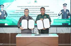 TNI Dan Kejari Blitar Sepakat Perkuat Penegakan Hukum Di Blitar