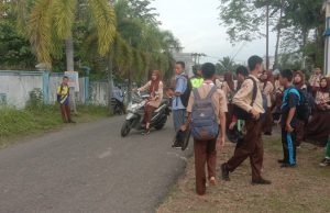 Langkah Antisipatif Hadapi Cuaca Ekstrem, SMKN 3 OKU Pulangkan Siswa Lebih Awal