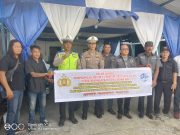 PJS Sibolga–Tapteng dan Polres Tapanuli Tengah Bagikan 100 Bendera Merah Putih Sambut HUT RI ke-80