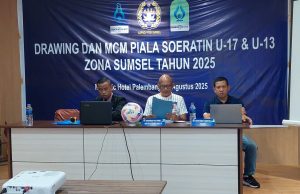 Piala Soeratin U-17 dan U-13 Zona Sumsel Siap Kick Off di Palembang, PSSI Tekankan Disiplin dan Sportivitas