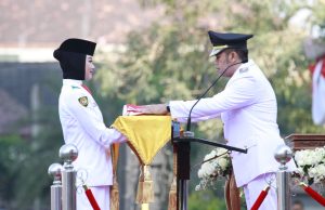 Walikota Blitar Pimpin Upacara 17 Agustus 2025 : Jaga Persatuan dan Perkuat Gotong Royong