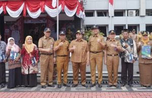 Sekda Pimpin Apel Gabungan Agustus 2025