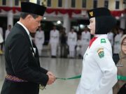 Bupati Muara Enim Kukuhkan 50 Putra Putri Paskibraka