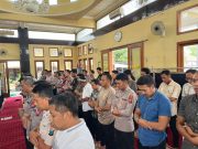 Bentuk Belasungkawa dan Doakan Korban Demo, Polres Blitar Kota Gelar Sholat Ghoib