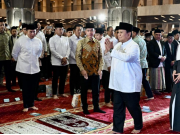 Presiden Prabowo Hadiri Maulid Nabi dan Istighosah Kebangsaan di Masjid Istiqlal