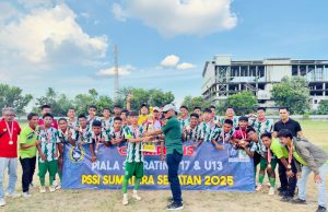 PS Tria Juara Piala Soeratin U-17 Sumsel 2025, Singkirkan Persimuba dengan Skor Tipis 1-0