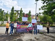 Soroti Kinerja Anggota Dewan, GSRB Geruduk Kantor DPRD Muara Enim