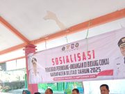Sosialisasi Gempur Rokok Ilegal , Satpol- PP Kabupaten Blitar Beri Edukasi Kepada Ibu-Ibu PKK seluruh Desa Se-Kecamatan Bakung