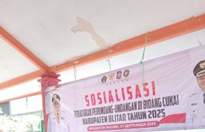 Sosialisasi Gempur Rokok Ilegal , Satpol- PP Kabupaten Blitar Beri Edukasi Kepada Ibu-Ibu PKK seluruh Desa Se-Kecamatan Bakung