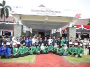 Semangat Persatuan di Hari Sumpah Pemuda ke-97: DEMA IAIN Ash-Shiddiqiyah Hadiri Upacara di Kantor Bupati OKI