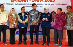 Sinergi Bangun Ekonomi Daerah: Bank Sumsel Babel dan DPMPTSP Sumsel Gelar Sosialisasi Layanan Perizinan Publik “LAKSAN-SAPA 2025” di Muara Enim