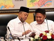 Menteri ATR/BPN Nusron Wahid dan Gubernur Sumsel Herman Deru Bahas Arah Baru Penataan Lahan di Sumatera Selatan