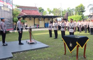 Kapolres Blitar Kota Pimpin Sertijab Pejabat Utama Dan Kapolsek Jajaran
