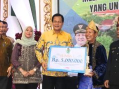 Selamat! Desa Pagardewa Raih Juara I Komdespar Muara Enim