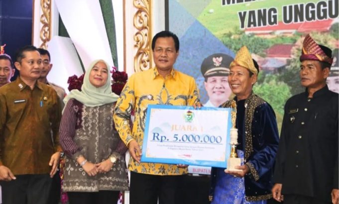 Selamat! Desa Pagardewa Raih Juara I Komdespar Muara Enim