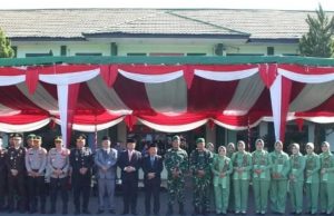 Kodim 0403/OKU Gelar Upacara HUT ke-80 TNI: Teguhkan Semangat Profesionalisme dan Kemanunggalan dengan Rakyat