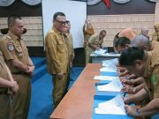 Seluruh Pejabat Pemkab Empat Lawang Tanda Tangani Fakta Integritas, Wujudkan Komitmen Empat Lawang Madani Jilid II