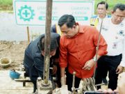 Gubernur Herman Deru Resmikan Groundbreaking Duplikat Jembatan Tanah Kering: Penghubung Tiga Kecamatan di Banyuasin