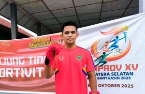 Petinju Muara Enim Bersinar di Porprov XV Sumsel 2025, Deni Alha Fiqri Melaju ke Semifinal