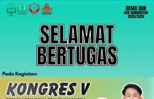 Presiden dan Wakil Presiden Mahasiswa IAIN Ash-Shiddiqiyah Wakili Kampus di Kongres V FORKOM BEM/DEMA PTAI se-Indonesia