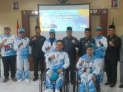 Dilepas Bupati Teddy Meilwansyah, 81 Atlet NPCI OKU Siap Bertarung di Peparprov Sumsel V di Muba