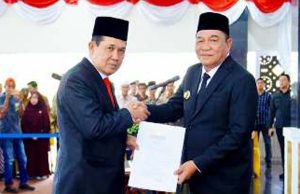 Syafaruddin Resmi Dilantik Jadi Penjabat Sekda Muba, Bupati Toha: Momentum Jaga Stabilitas dan Lanjutkan Pembangunan