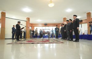 Pemkab OKI Kukuhkan Enam Pejabat Tinggi Pratama Hasil Seleksi Terbuka