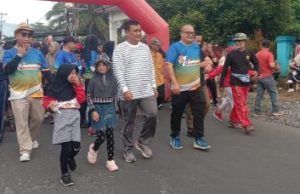 Ribuan Warga Baturaja Meriahkan Jalan Santai HUT ke-14 Partai NasDem: Penuh Kebersamaan dan Semangat Sehat