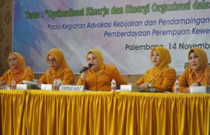 BKOW Sumsel Gelar Raker II, Lidyawati Cik Ujang Tekankan Penguatan Sinergi Organisasi Perempuan