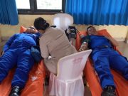 Rayakan HUT ke-75, Sat Polairud Polres OKI Gelar Donor Darah sebagai Aksi Nyata Kepedulian