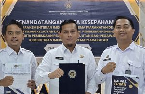 Tiga Petugas Lapas Kayuagung Raih Penghargaan Nasional “Anugraha Wira Wibawa Dharmesti Pratama” dari Kemenkumham