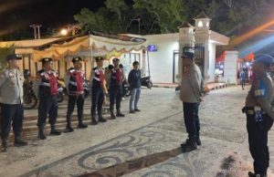 Polres OKI Amankan Tradisi Malam Tapai di Kayuagung, Kegiatan Berlangsung Meriah dan Kondusif