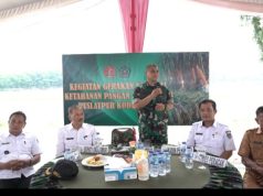 Puslatpur Kodiklatad Dukung Gerakan Nasional Ketahanan Pangan, Ubah Lahan Tidur Jadi Produktif di OKU Timur