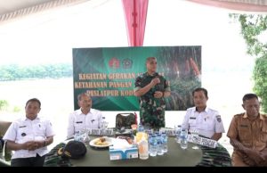 Puslatpur Kodiklatad Dukung Gerakan Nasional Ketahanan Pangan, Ubah Lahan Tidur Jadi Produktif di OKU Timur