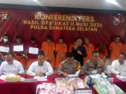 Polda Sumsel Tegaskan Komitmen Tekan Kejahatan Jalanan lewat Operasi Sikat II Musi 2025