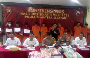 Polda Sumsel Tegaskan Komitmen Tekan Kejahatan Jalanan lewat Operasi Sikat II Musi 2025