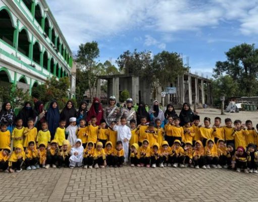 Operasi Zebra Musi 2025: Polres Pagar Alam Hadirkan Edukasi Lalu Lintas Seru untuk Anak TK Lantabur