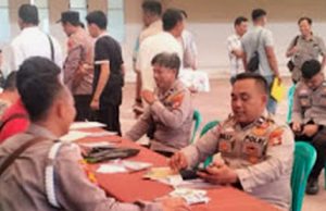 Polres OKI Gelar Pemeriksaan Psikologi Personel untuk Cegah Penyalahgunaan Senjata Api