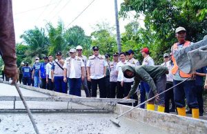 Bupati Muba M. Toha Tohet Tinjau Proyek Jalan Strategis, Pastikan Kualitas dan Manfaat Infrastruktur